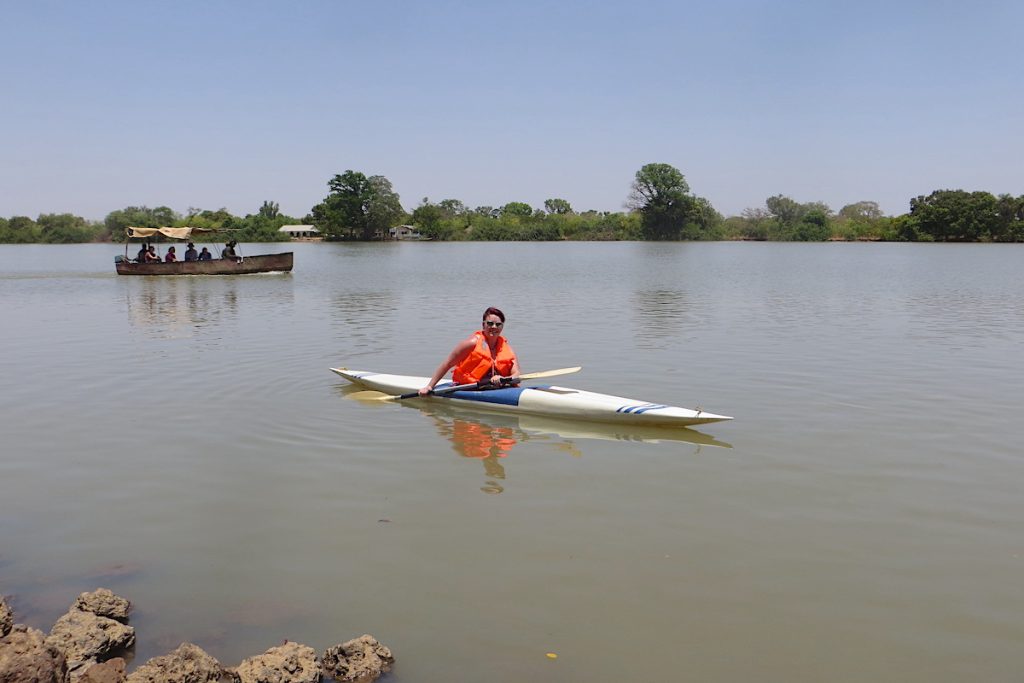 Kayaking on The River Gambia